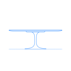 Furniture Coffee Tables Saarinen Low Oval Coffee Table Stencil Svg Vector, Free Vectors File